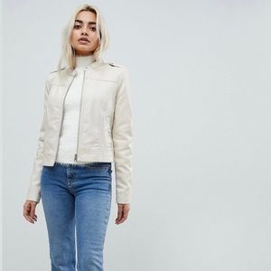 Vero Moda Leather Biker Jacket - NWOT
